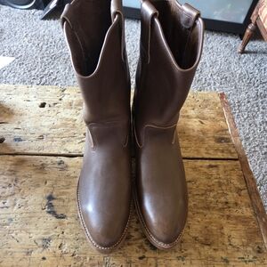 Red Wing Shoes Brown Leather Boots